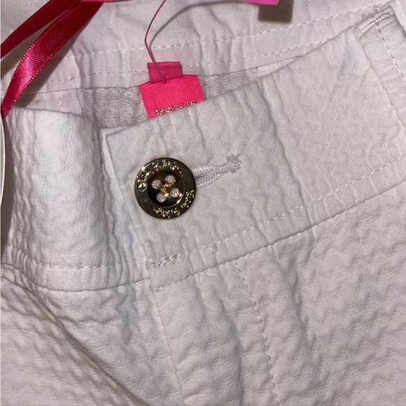 RESTOCKED! Lilly Pulitzer Callahan 5” Shorts in white jacquard NWT - Picture 5 of 8